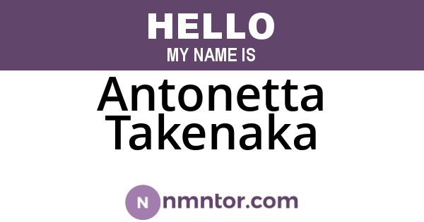 Antonetta Takenaka