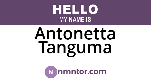 Antonetta Tanguma