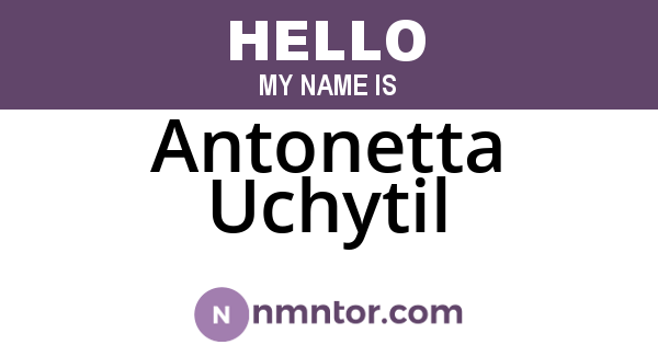Antonetta Uchytil