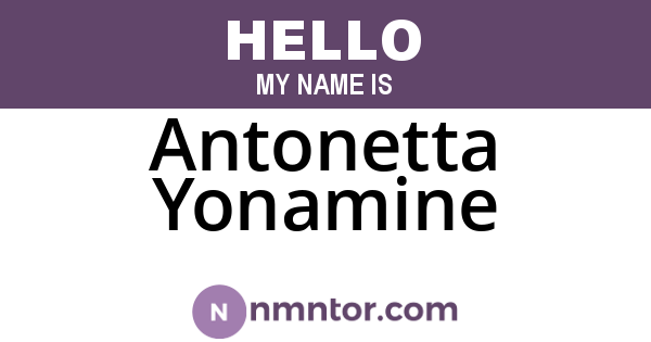 Antonetta Yonamine