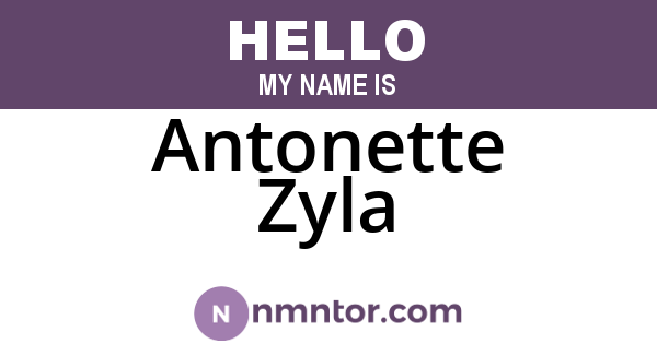 Antonette Zyla