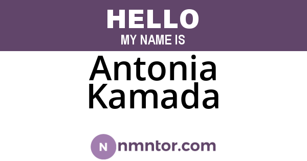 Antonia Kamada