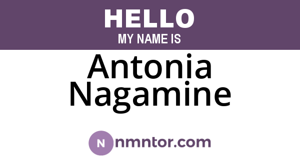 Antonia Nagamine