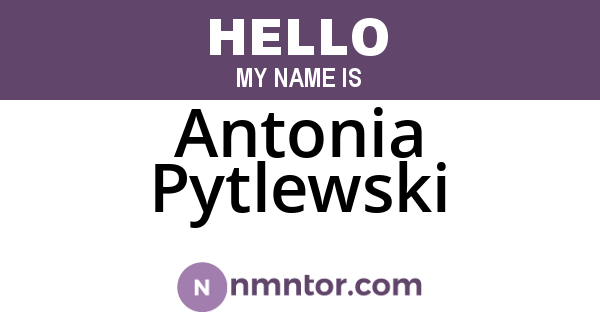 Antonia Pytlewski