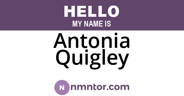 Antonia Quigley