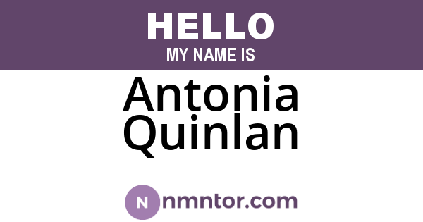 Antonia Quinlan