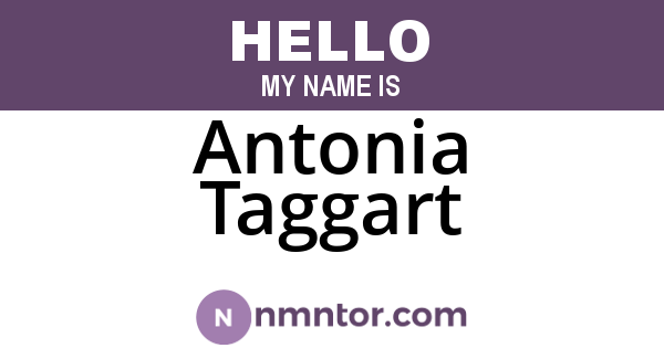 Antonia Taggart