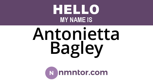 Antonietta Bagley