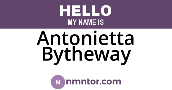 Antonietta Bytheway