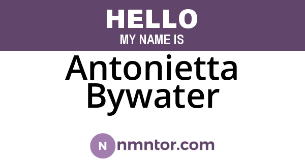 Antonietta Bywater