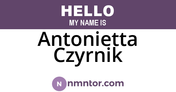 Antonietta Czyrnik