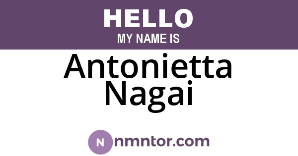 Antonietta Nagai