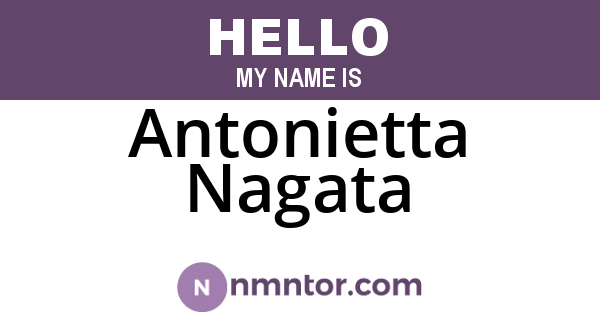 Antonietta Nagata