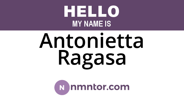 Antonietta Ragasa