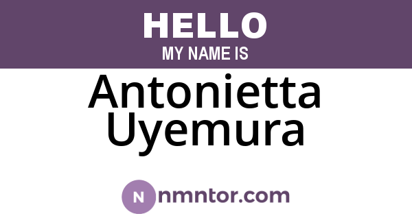 Antonietta Uyemura