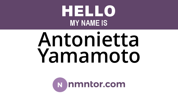 Antonietta Yamamoto