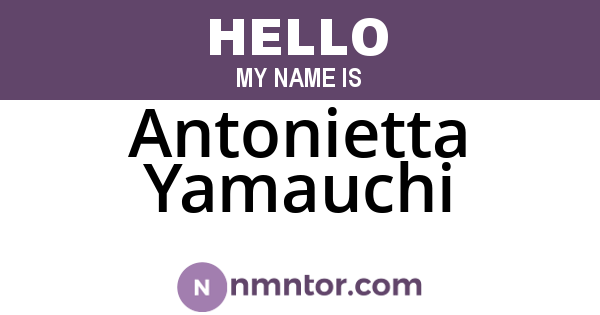 Antonietta Yamauchi
