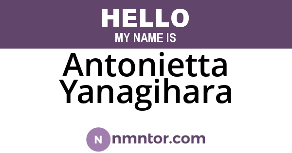 Antonietta Yanagihara