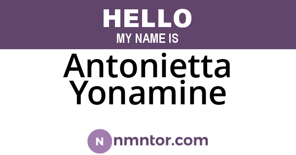 Antonietta Yonamine