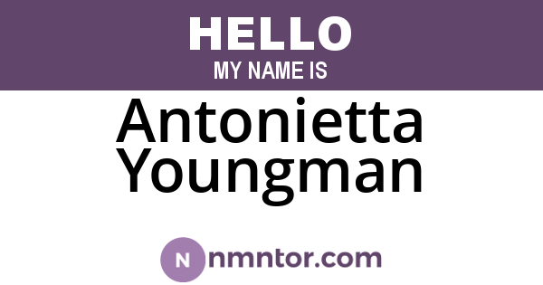 Antonietta Youngman