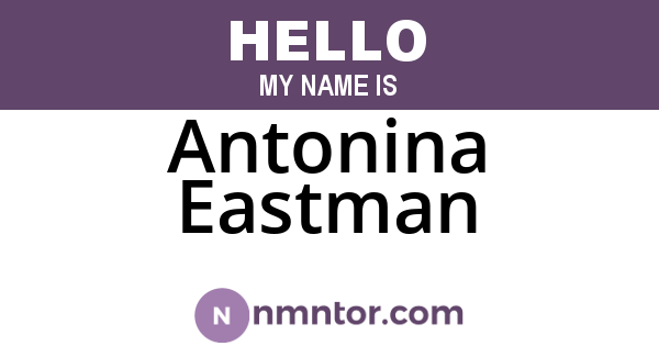 Antonina Eastman