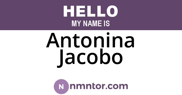 Antonina Jacobo