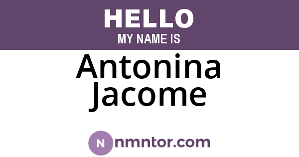 Antonina Jacome