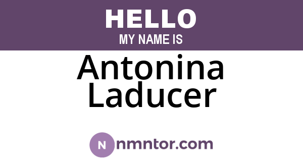 Antonina Laducer