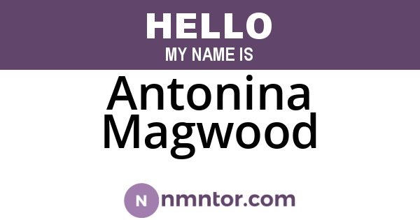 Antonina Magwood