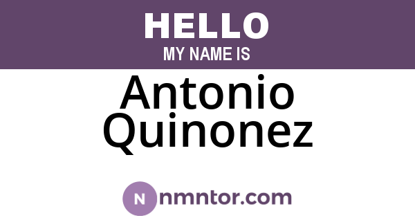Antonio Quinonez