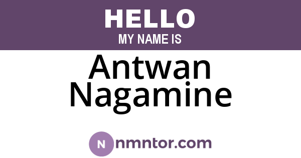 Antwan Nagamine