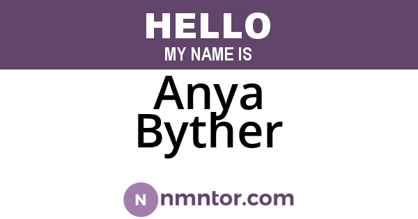 Anya Byther