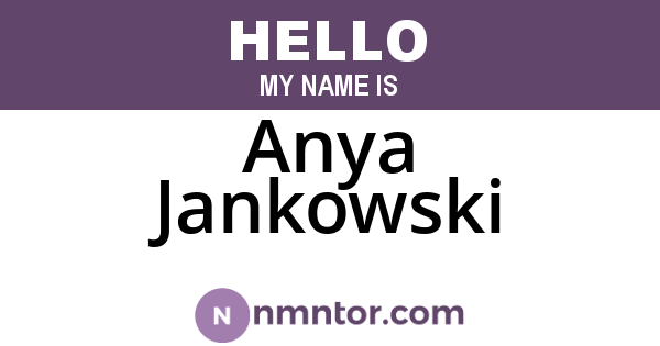 Anya Jankowski