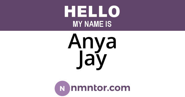 Anya Jay