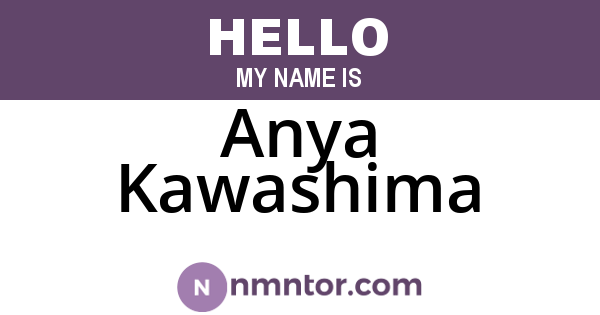 Anya Kawashima