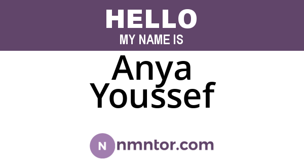 Anya Youssef