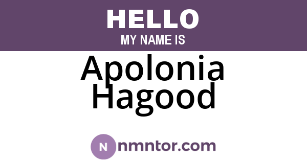 Apolonia Hagood