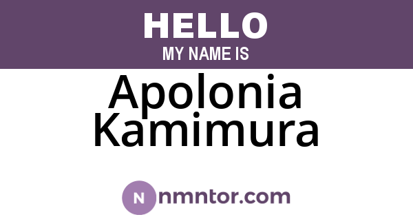 Apolonia Kamimura