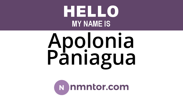 Apolonia Paniagua
