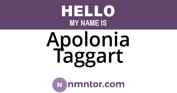 Apolonia Taggart