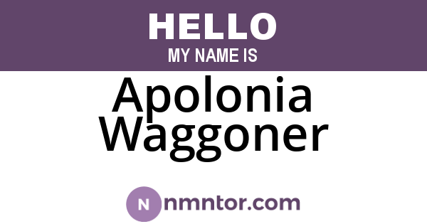 Apolonia Waggoner