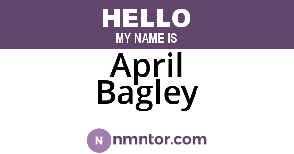 April Bagley
