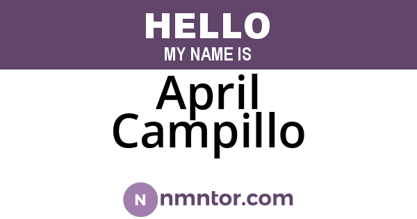April Campillo