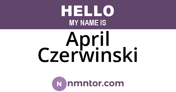 April Czerwinski