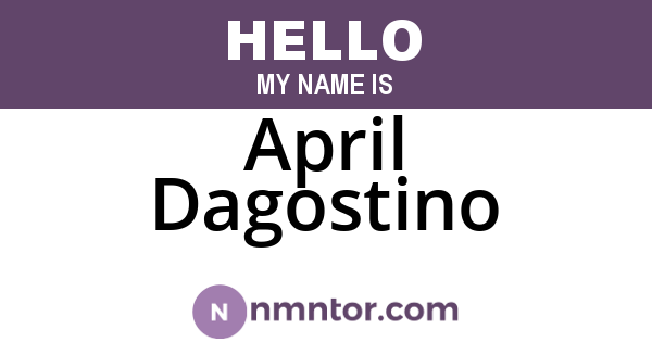 April Dagostino