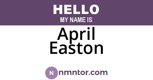 April Easton