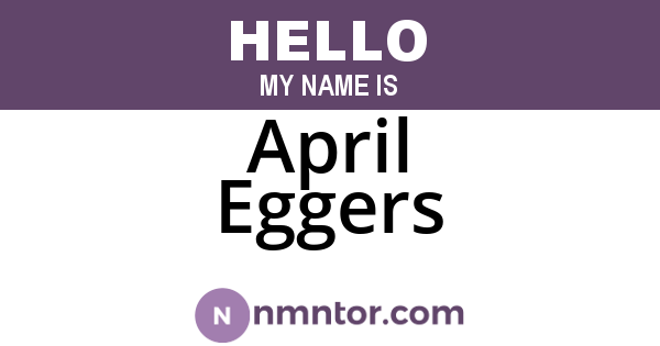 April Eggers