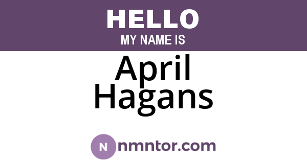 April Hagans