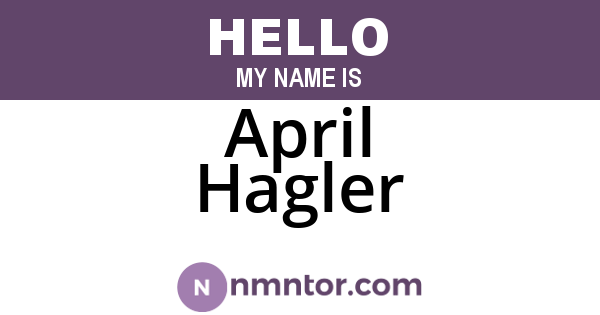 April Hagler