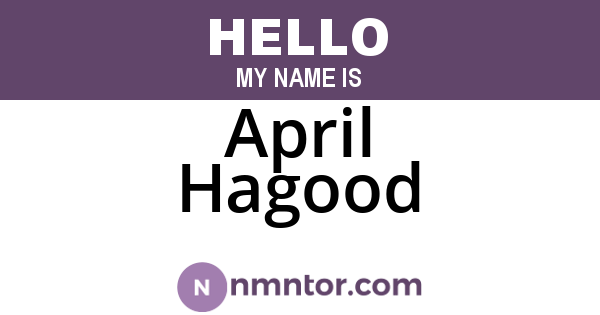 April Hagood